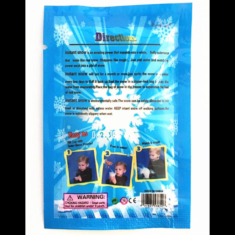 Artificial snow swelled snowflake powder 3432825804168