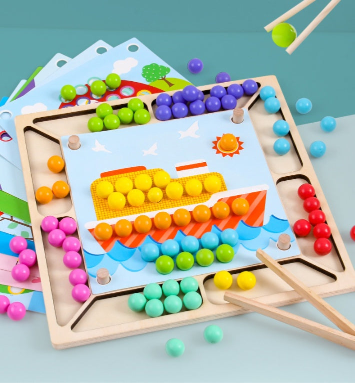 Wooden Fun Children's Early Education Board Game Educational Toys 343920768557