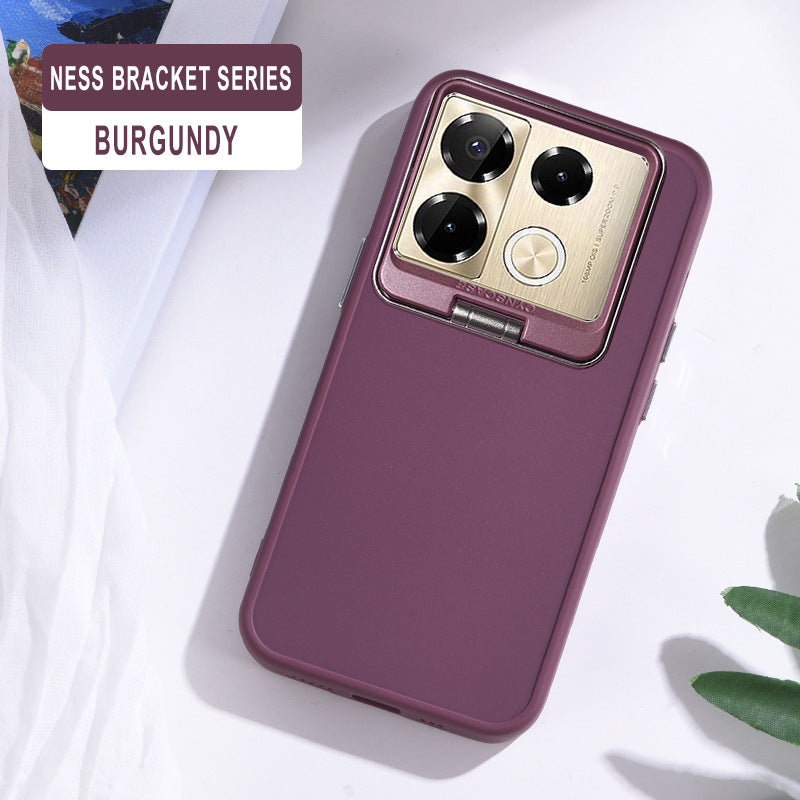 Invisible Lens Bracket Business Protective Cover Frosted Phone Case - 图片 7