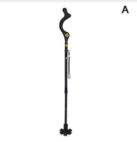 Telescopic Stick Stool Folding Handle Walking Stick 3448100762027