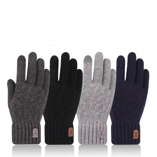 Driving And Riding Cold-proof Woolen Knitted Gloves Man 3453789b 6d44 4119 8ab4 6e0d7d39b16d