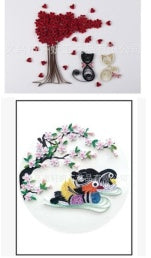 DIY Paper Craft Quill Art Kit 3454230389519