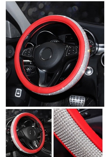 Rhinestone steering wheel cover 3459894202808