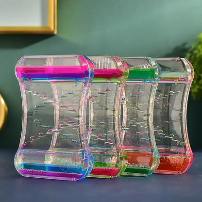 Creative Cruise Fluid Liquid Hourglass Quicksand Timer 2024 Ins Living Room Office Ornaments Desk Table Decorations Home Deco