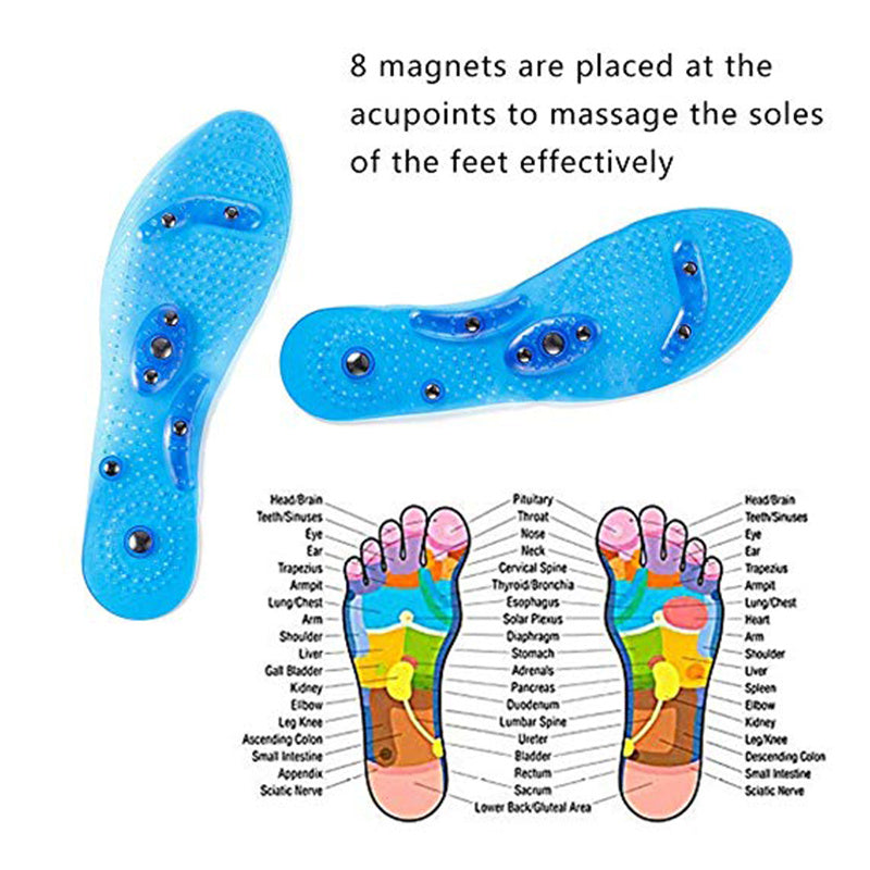 Magnet Magnetic Plus Elastomer Transparent Silicone Massage Insole Health Massage Insole Magnetic Therapy Anti-fatigue 347423