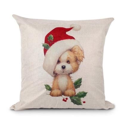 Christmas Hot-selling Home Sofa Office Creative Linen Pillowcase 3475430548965
