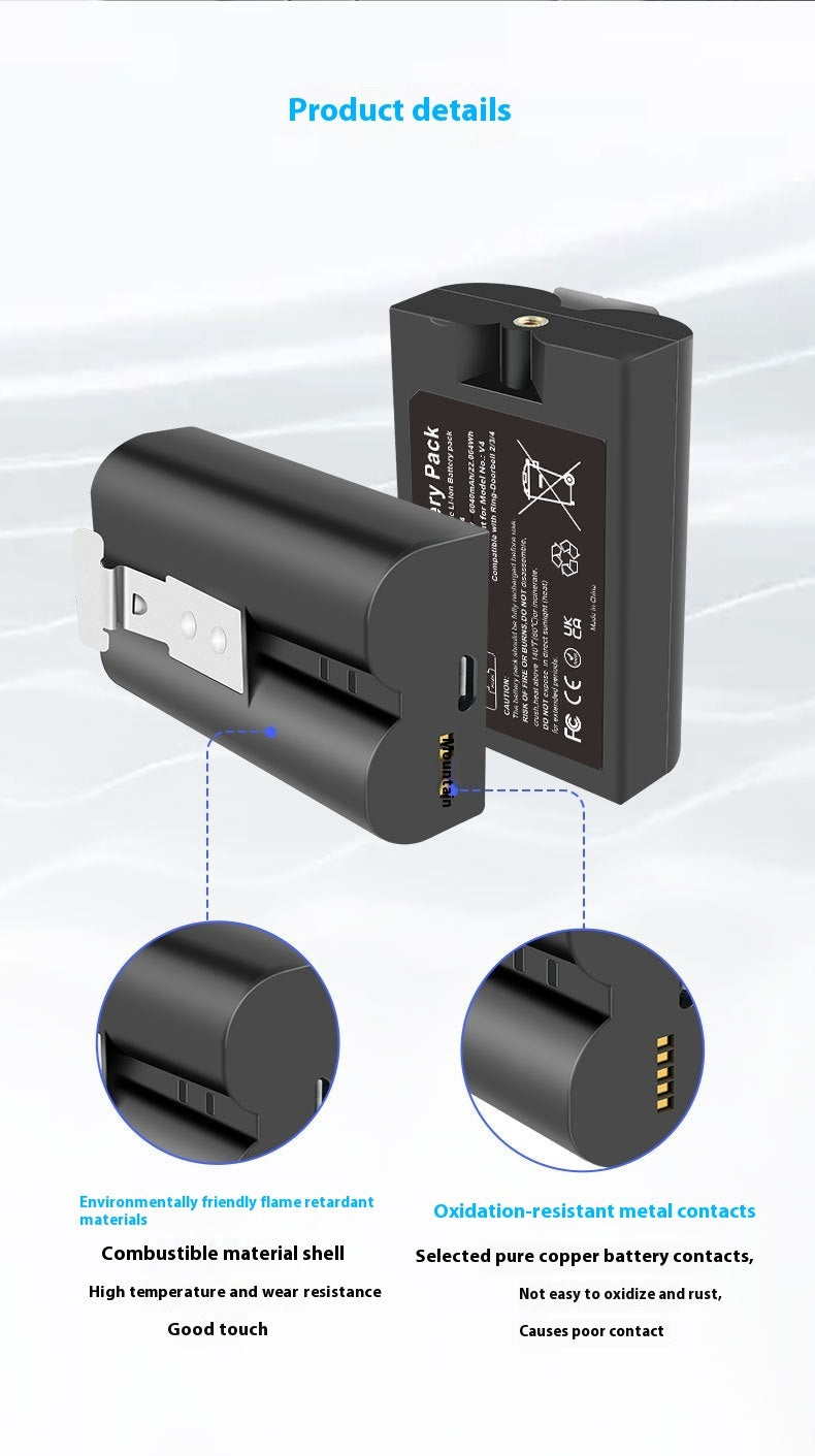 V4 Doorbell Battery SM002 Video Doorbell - 图片 9