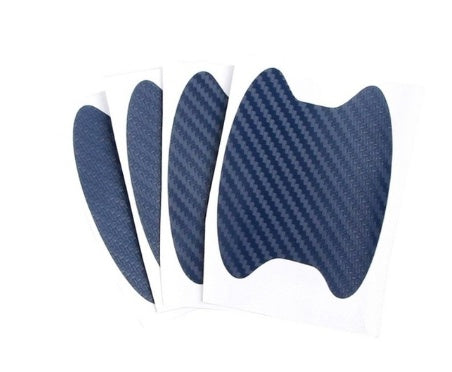 4pcs Set Of Door Stickers Carbon Fiber Scratch-resistant Car Handle Stickers - HD Wireless Product #14
