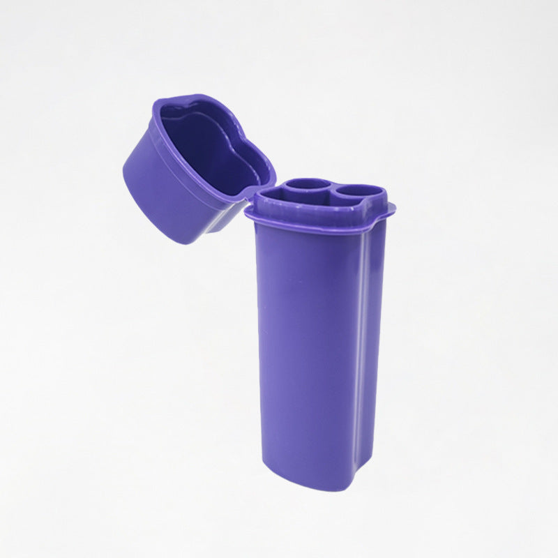 One-piece Flip Cigarette Boxes Hit Kit Double Hole Position With Lighter Storage Convenient To Carry 34a3053d 41d0 42f4 8491 
