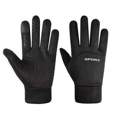 Windproof Waterproof Velvet Warm Waterproof Cycling Non-slip Full Finger Gloves 34baed71 ca83 4de3 b2ca 8fa674b4a65b 87f7a7ac