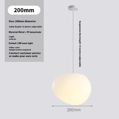 Simple Milky White Pebble Chandelier Restaurant Window Shop Light 34bc2b84 140d 4a8b a188 667ef6b188ca trans
