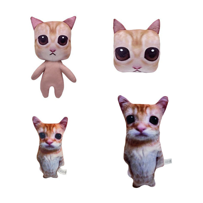 Simulation Internet Celebrity Paper Cat Plush Puppet And Doll 34ce8aec a368 4252 8a28 f81086adc3c1