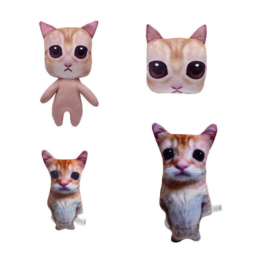Simulation Internet Celebrity Paper Cat Plush Puppet And Doll 34ce8aec a368 4252 8a28 f81086adc3c1