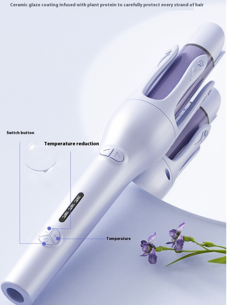 New 2 In 1 Automatic Hair Curler Straightener Negative Ion Electric Ceramic Fast Heating Rotating Magic Curler 34d03d13 10c4 