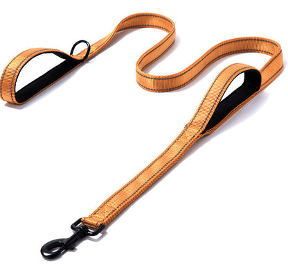 Pet Double Handle Pull Leash 34d69a82 df6e 4700 b32a 8c354042c8e5