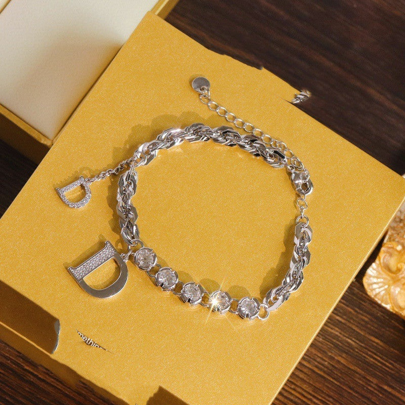 Letters Light Luxury Bracelet Small Fragrance Classic Bracelet 34d7f827 6680 4415 aaef 4b254132fbf3