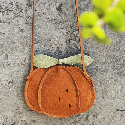 Lychee Pattern Soft Feel Children's Bags Boy Girl All-match Crossbody Bag 34deea8f 3dd7 4e56 8959 9fe37ff0666a