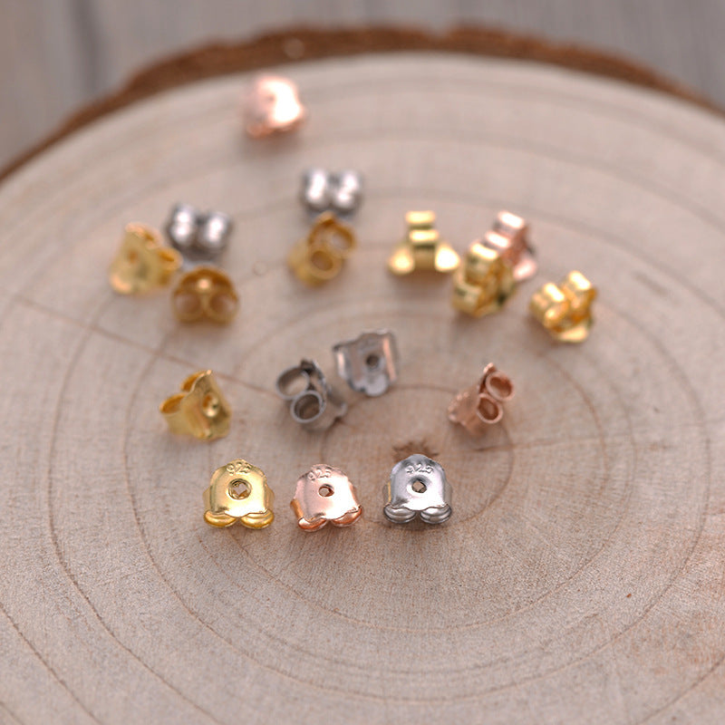Simple Stainless Steel Ear Plug Connector