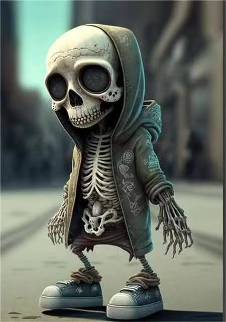 Halloween Cool Skeleton Figurines Halloween Skeleton Doll Resin Ornament Home Decor 3504ba55 77d5 448e 9c92 fa2962eadcf6