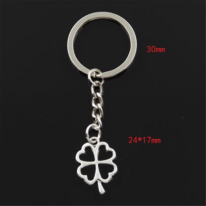 Plant Key Chain Four-Leaf Clover Bag Car Pendant 35066f82 de85 4f47 b328 d4f231a3fd8f