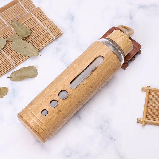 Whole body bamboo style high borosilicate glass 351092050703