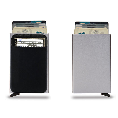 Men's Anti-theft Brushed Metal Wallet Ultra-thin 3511fd03 dc9e 40b3 a47e b3ea115e2d34