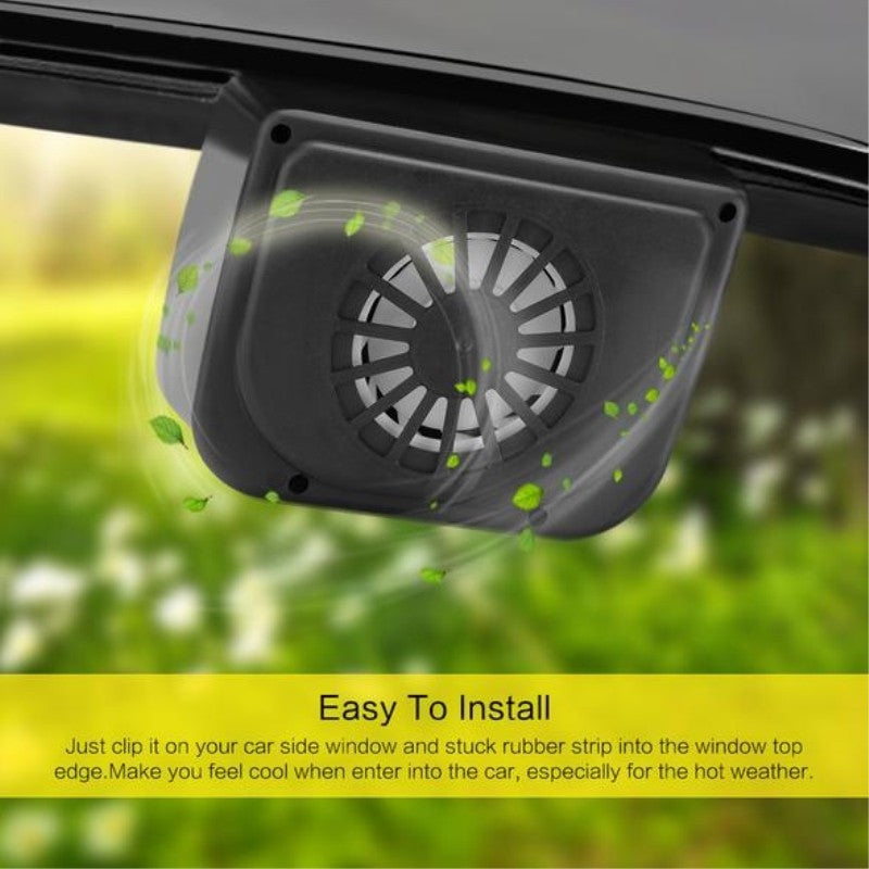 Auto-cool Solar Powered Car Exhaust Fan 3513547798164