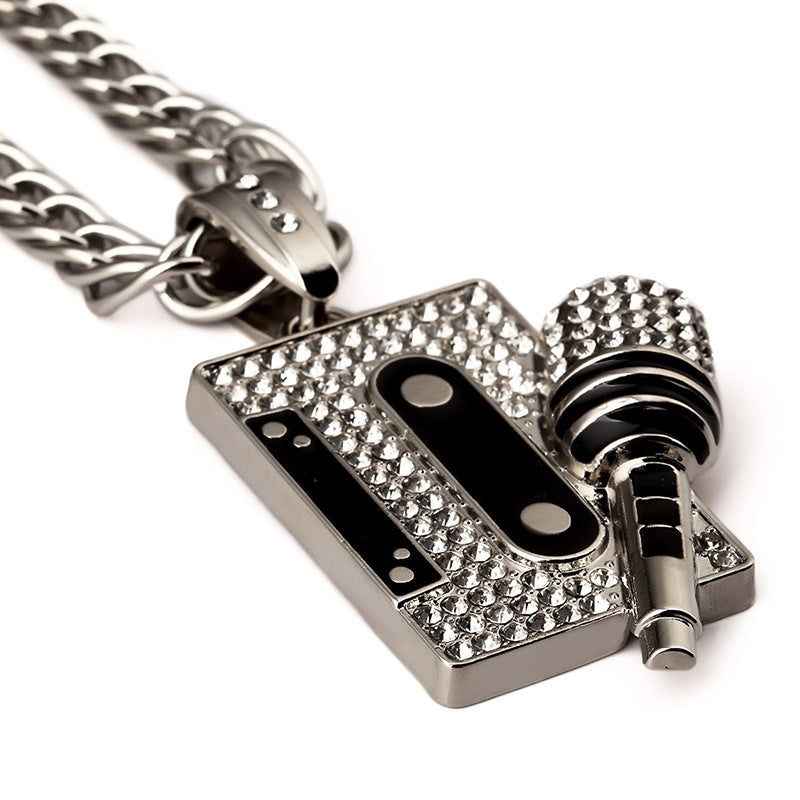 Tape microphone pendant necklace 3518160841820