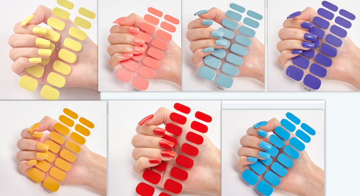 Pure Color 16 Nail Stickers 351d8e4f 1fd6 49c7 958b 50e3b821f2c3