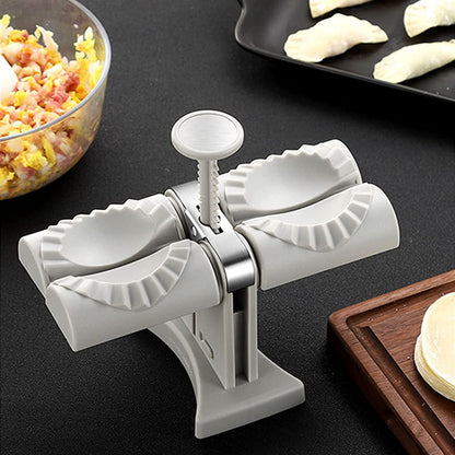 Dumpling Mould Double Head Dumpling Mold Lazy Artifact Manual Press Noodle Dumpling Maker Kitchen Accessories Dumpling Maker 
