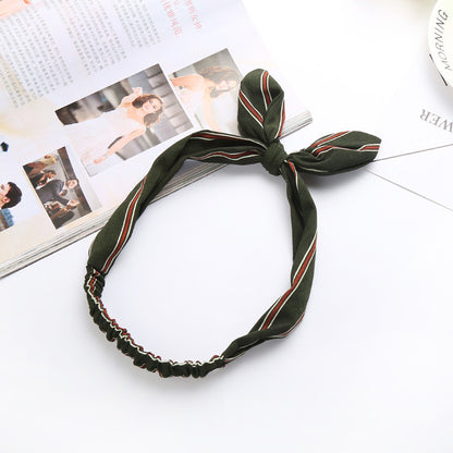 Big bow tie bunny ears headband 3528012110332