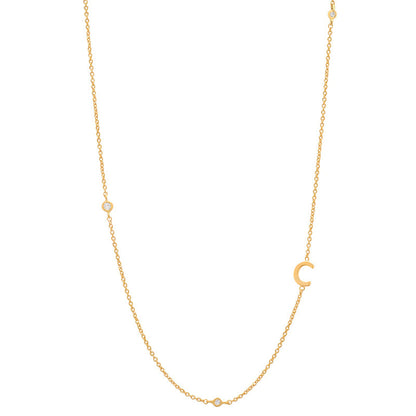 18K Gold Plated 26 Letter Stainless Steel Necklace - HD Wireless Product #4
