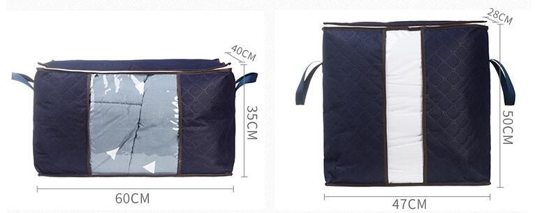 Large Quilt Bag Storage Bag Clothing Storage Box Moving Artifact Non-woven Finishing Dustproof Storage Bag 3530345491531