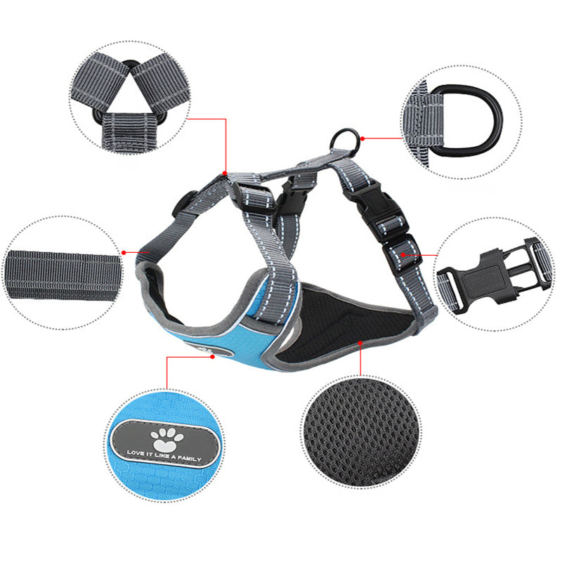 Reflective explosion-proof punch vest 3533833650014