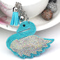 Creative Little Swan Korean Velvet Rhinestone Keychain 353f4101 073a 4b94 a7fe 042c33bd092e