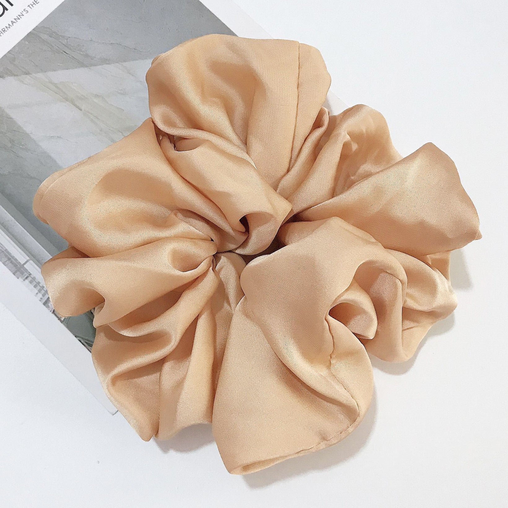 Oversized Smooth Satin Large Intestine Circle Hair Tie 353fca8b d73f 45fc 9586 e55270cd6713