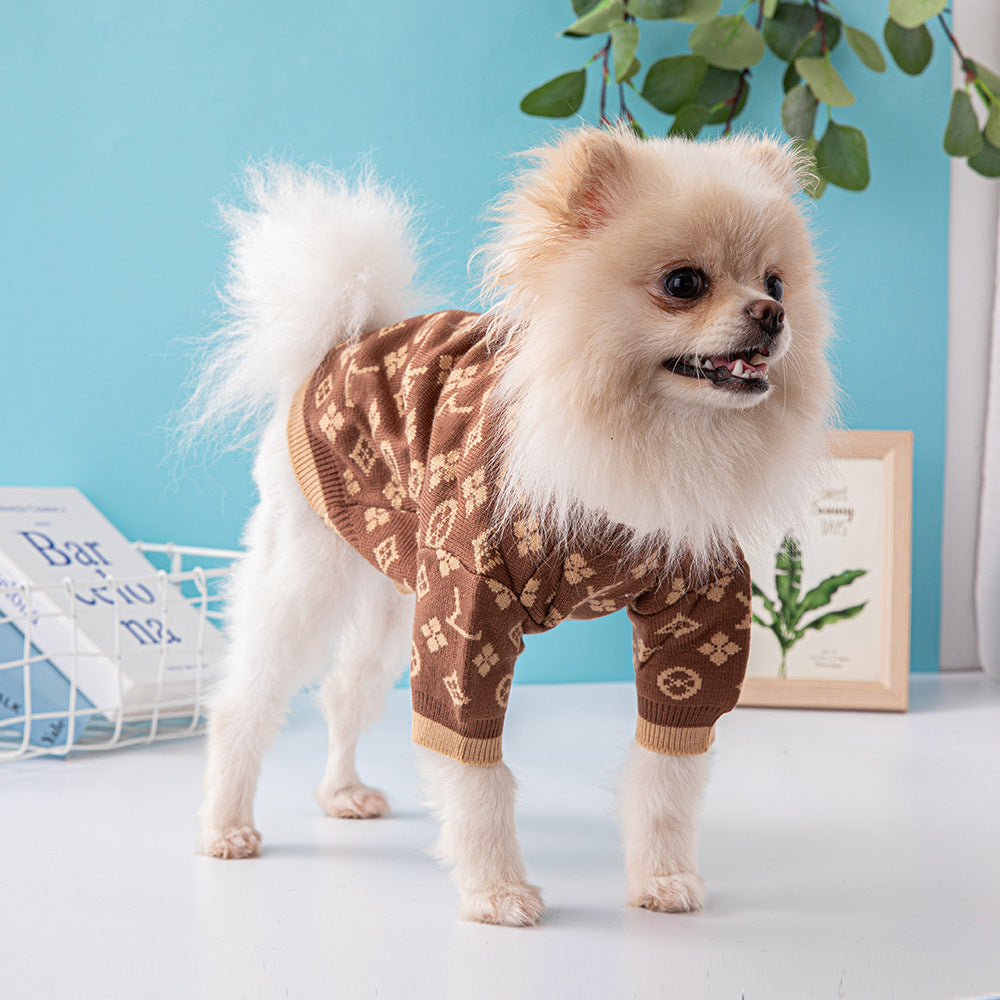 Pet Sweater Autumn And Winter Thick Warm Dog Clothes 354188ff db47 46cf 82bd b6990dcdb1a4