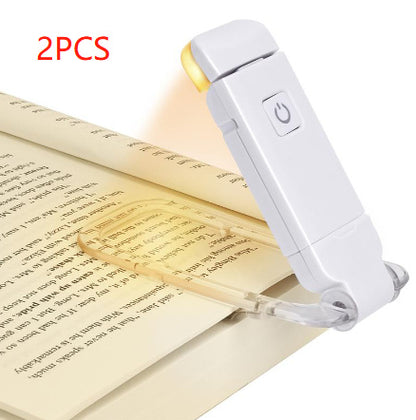 LED USB Rechargeable Book Reading Light Brightness Adjustable Eye Protection Clip Book Light Portable Bookmark Read Light 354