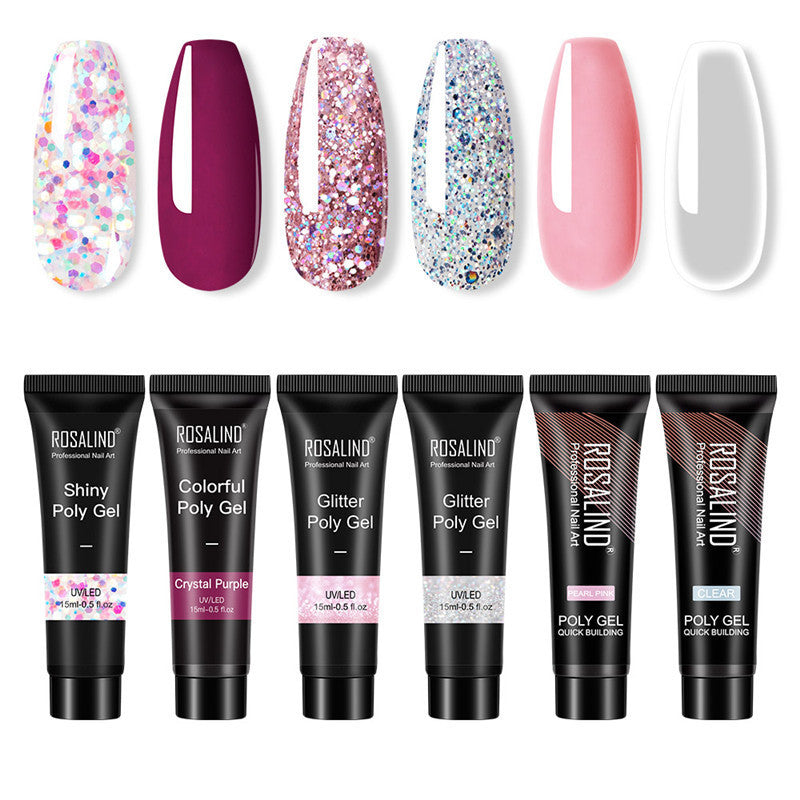 Multi-color mixed nail solid model glue 3546099840789
