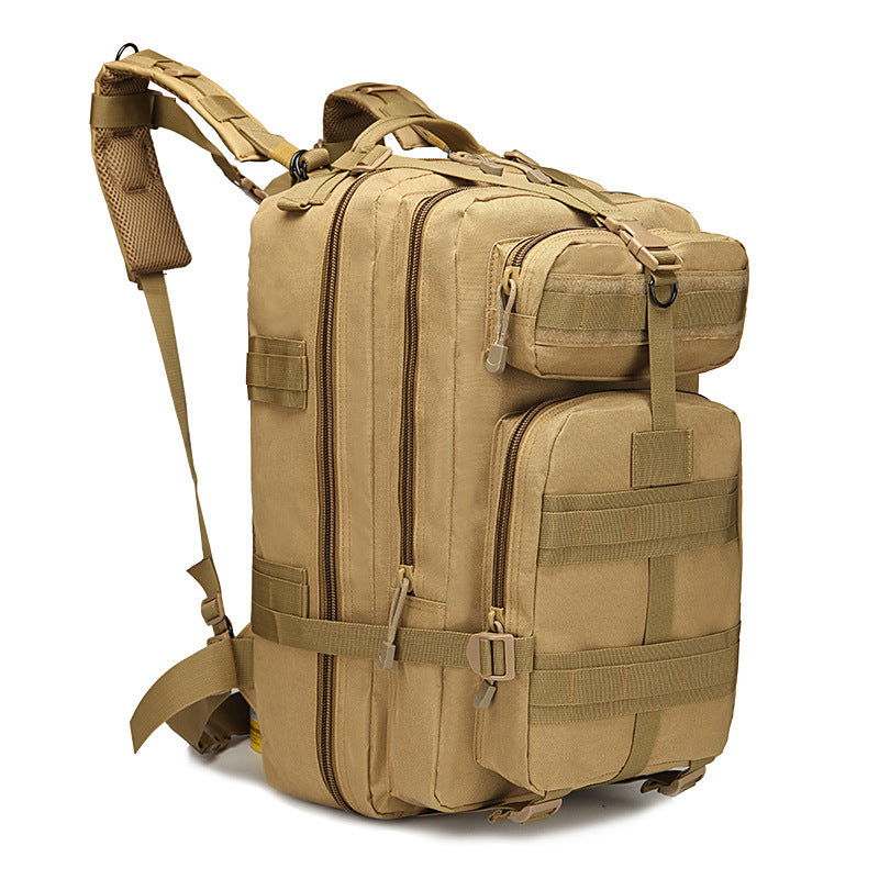 Sports outdoor mountaineering travel double shoulder knapsack camping army camouflage pack tactical backpack 45L large 3P Bac
