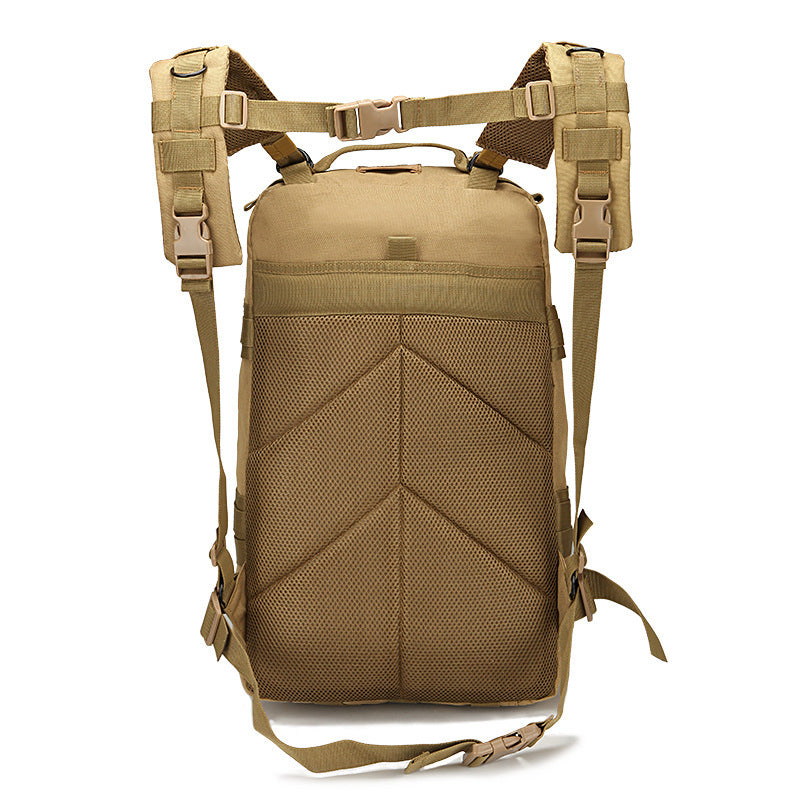 Sports outdoor mountaineering travel double shoulder knapsack camping army camouflage pack tactical backpack 45L large 3P Bac