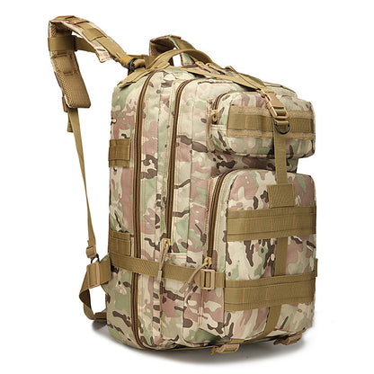 Sports outdoor mountaineering travel double shoulder knapsack camping army camouflage pack tactical backpack 45L large 3P Bac