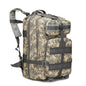 Sports outdoor mountaineering travel double shoulder knapsack camping army camouflage pack tactical backpack 45L large 3P Bac
