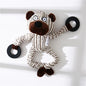 Pet Toy Donkey Shape Corduroy Chew Toy For Dogs Puppy Squeaker Squeaky Plush Bone Molar Dog Toy Pet Training Dog 3549c76f 3ad