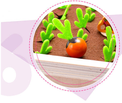 Wooden Toys New Vegetable Memory Game Radish Size Matching 3556503570808
