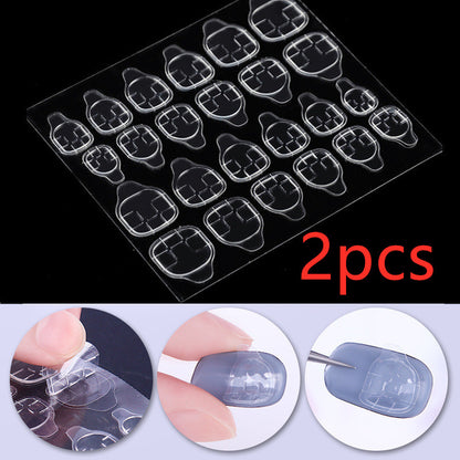 Transparent invisible nail sticker 3557555957769