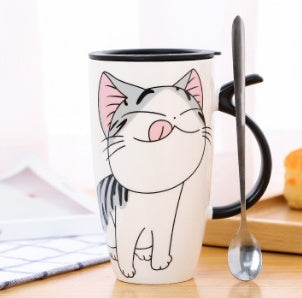 Large 600 ml Cute Ceramic Cat Mug 356367288626