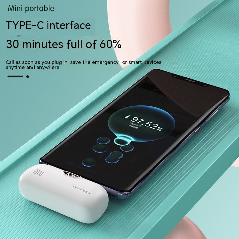 Pocket Wireless Capsule Power Bank Small Portable Power Source Power Bank Mini Fast Charge - 图片 3
