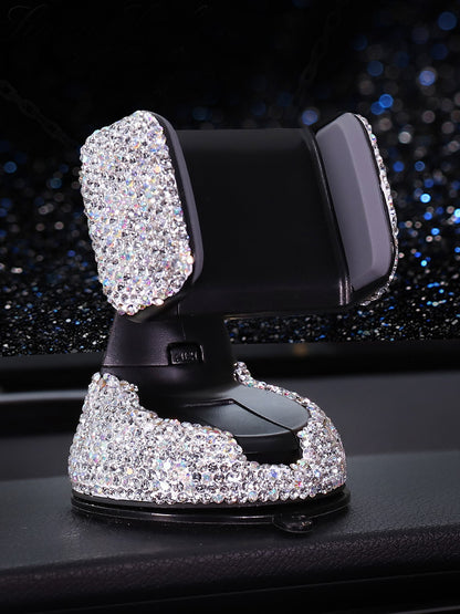 Crystal Rhinestones Phone Holder - 图片 5