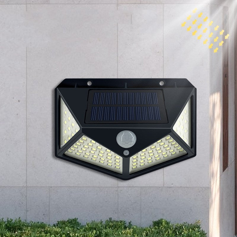 Outdoor Four-sided Human Body Induction Household Wall Lamp 35734882206581